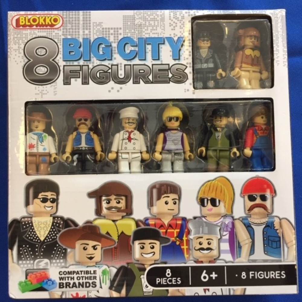 BLOKKO Big City Figures 8 pcs